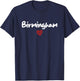 BIRMINGHAM - I Love Birmingham - Throwback Design - Classic T-Shirt - T-Shirt | Navy