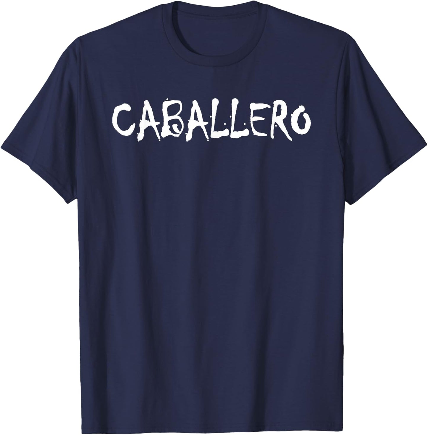 Caballero Last Name American Hispanic Mexican Spanish Family T-Shirt - T-Shirt | Navy