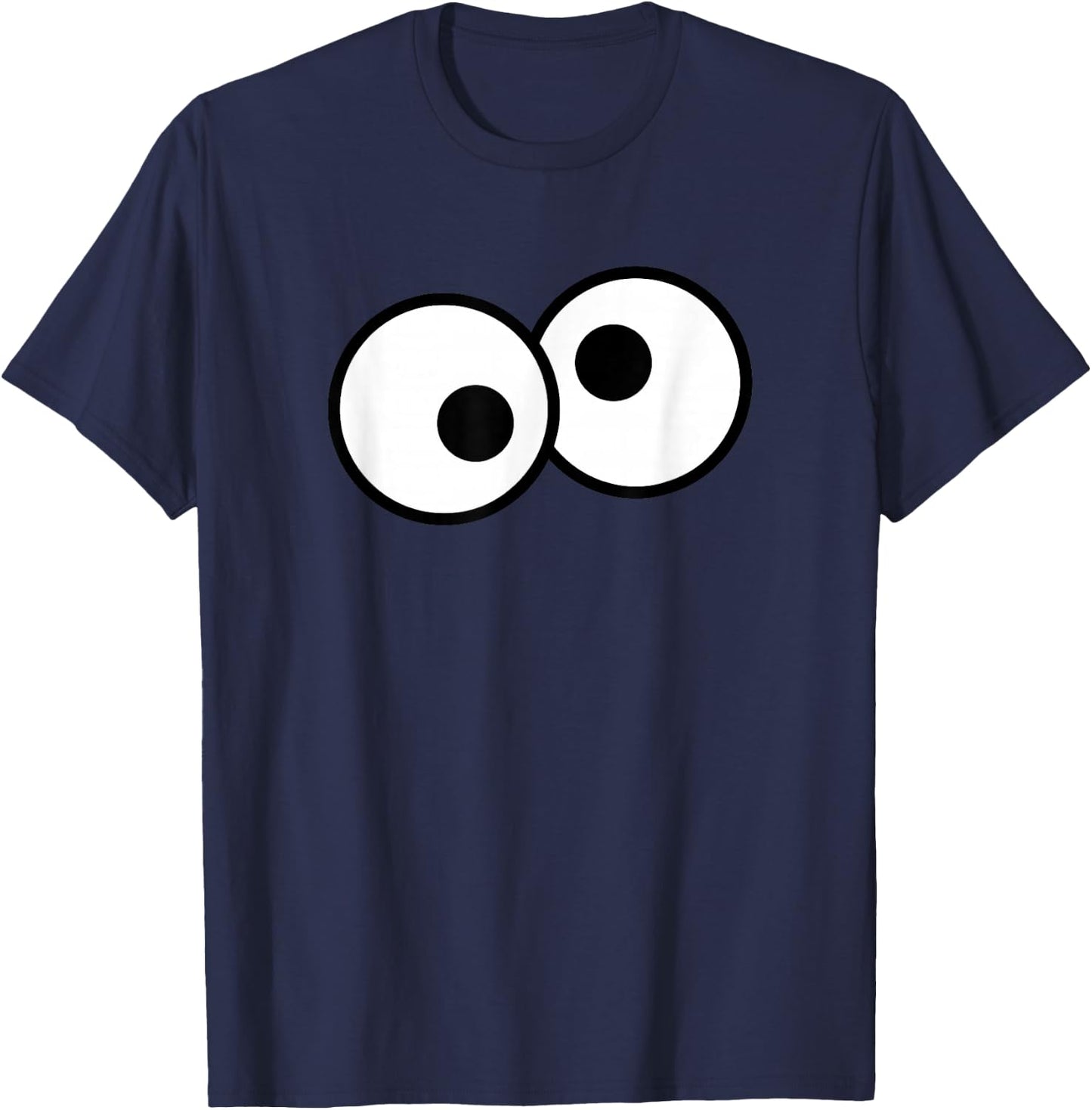 Cartoon Monster Eyes T-Shirt - T-Shirt | Navy