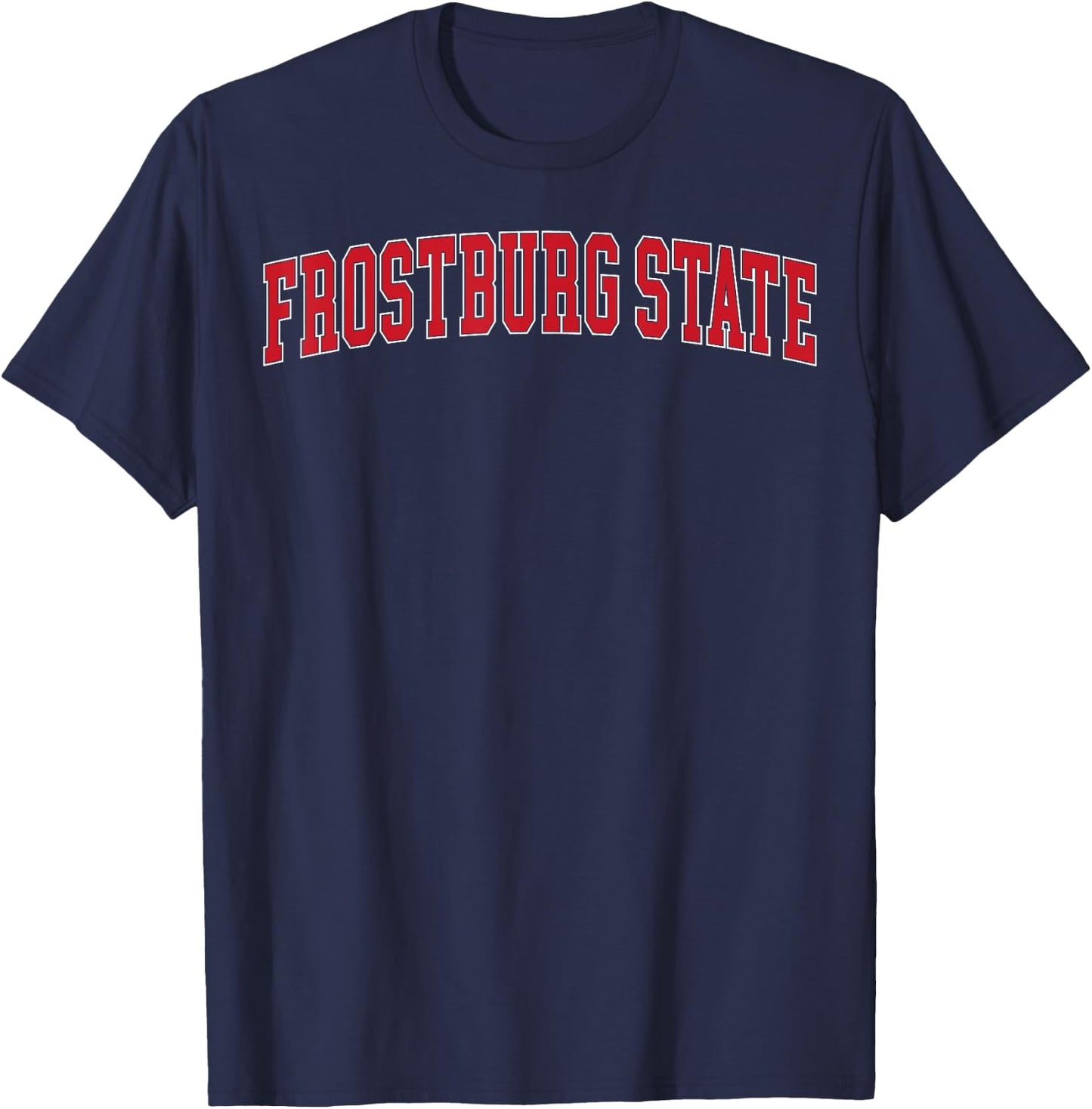 Retro Personalized Frostburg Name State Arch Men Women T-Shirt - T-Shirt | Navy