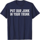 Yard Garage Sale Staff Funny T-Shirt - T-Shirt | Navy