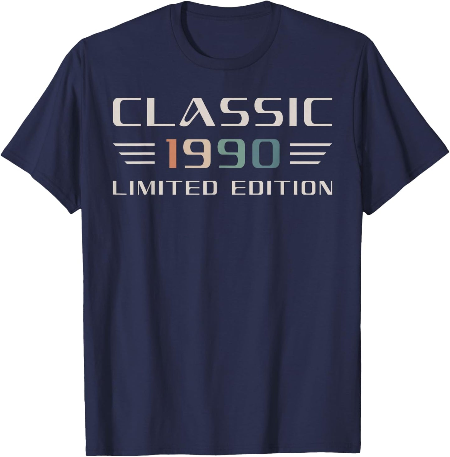 Classic 1990 Limited Edition 35th Birthday Classic Car T-Shirt - T-Shirt | Navy