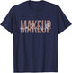 Vintage Makeup Artist MUA Retro Makeup Artist T-Shirt - T-Shirt | Navy