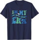 In My Sonographer Era Groovy Funny Ultrasound Technologist T-Shirt - T-Shirt | Navy