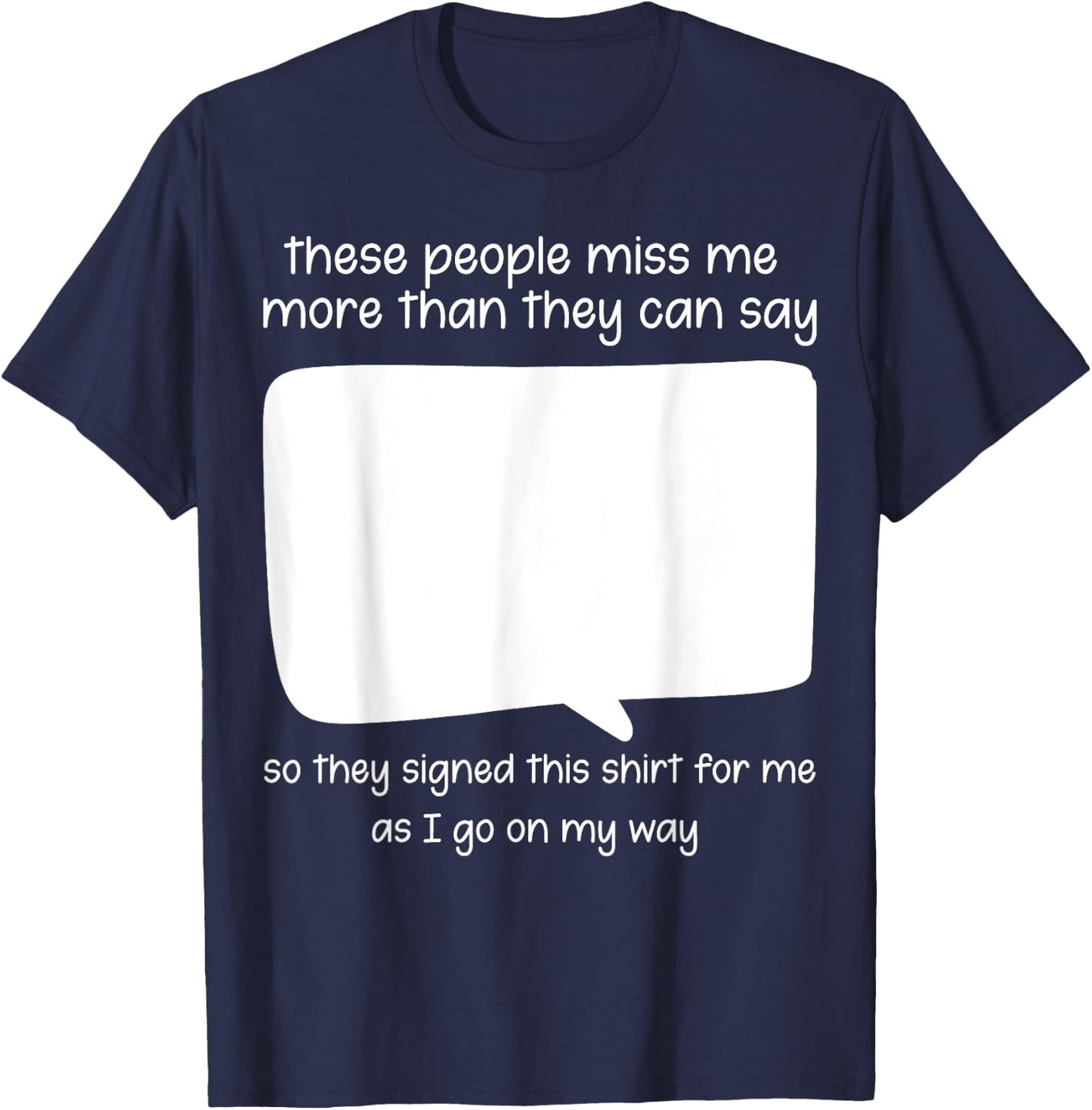 Farewell Coworker Friend Going Away Funny Coworker Leaving T-Shirt - T-Shirt | Navy