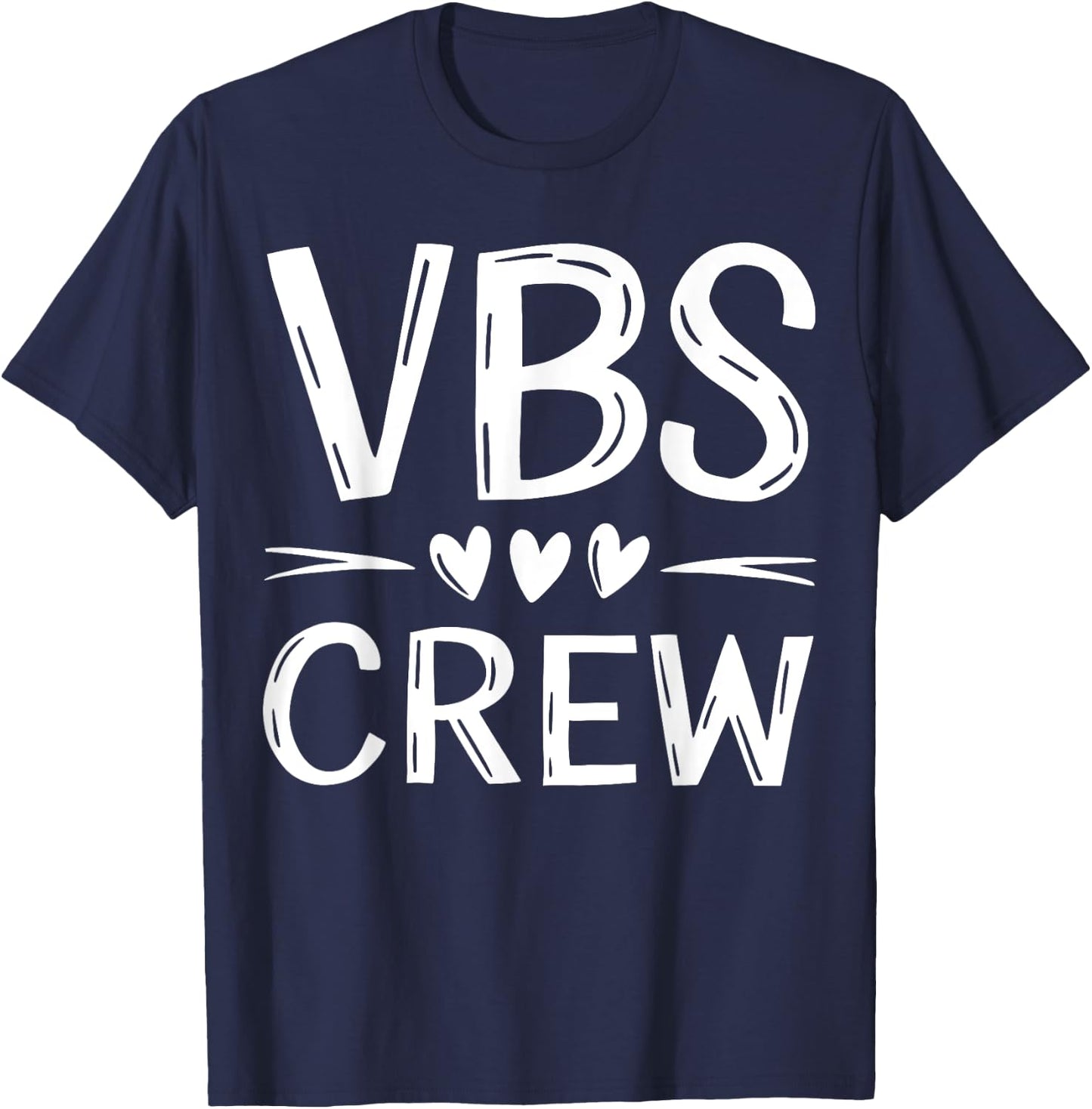 VBS Crew Faith-Based Gathering Sunday School Teacher Women Kids T-Shirt - T-Shirt | Navy