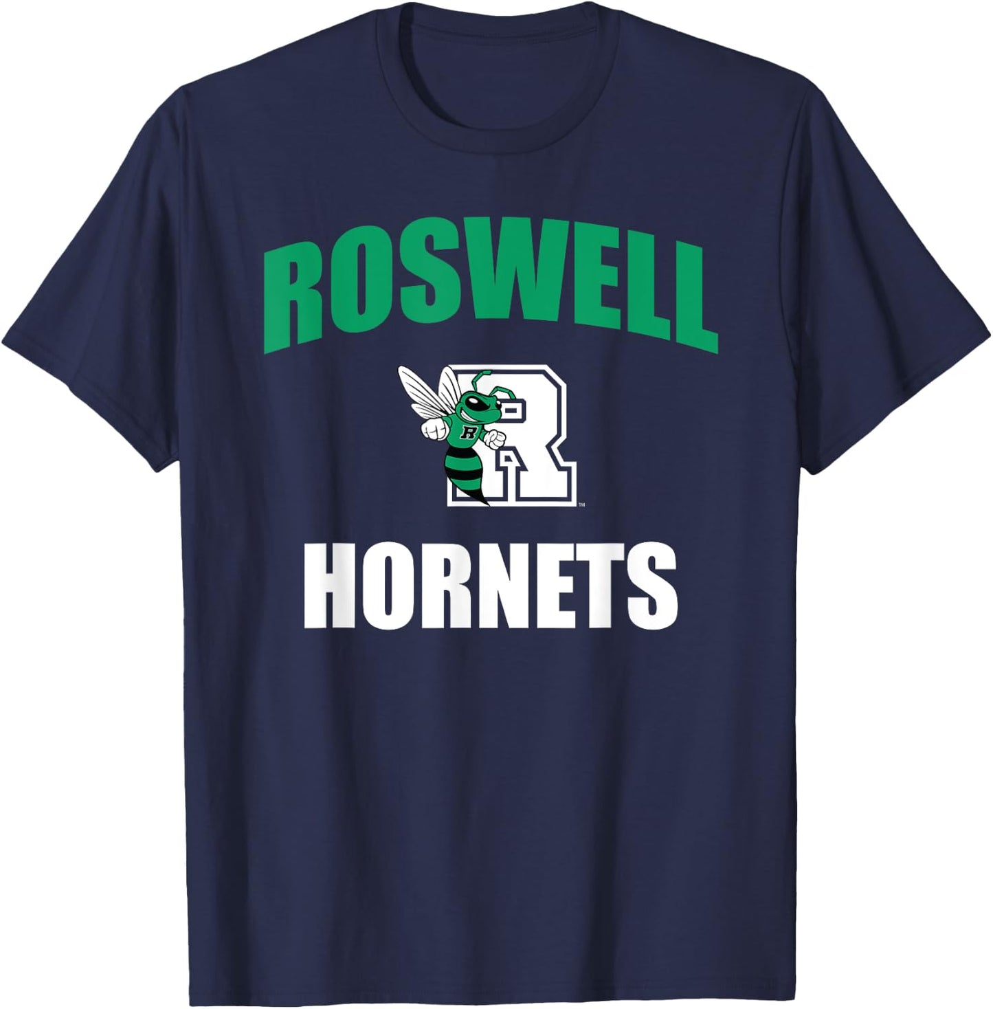 Roswell High School Hornets T-Shirt - T-Shirt | Navy