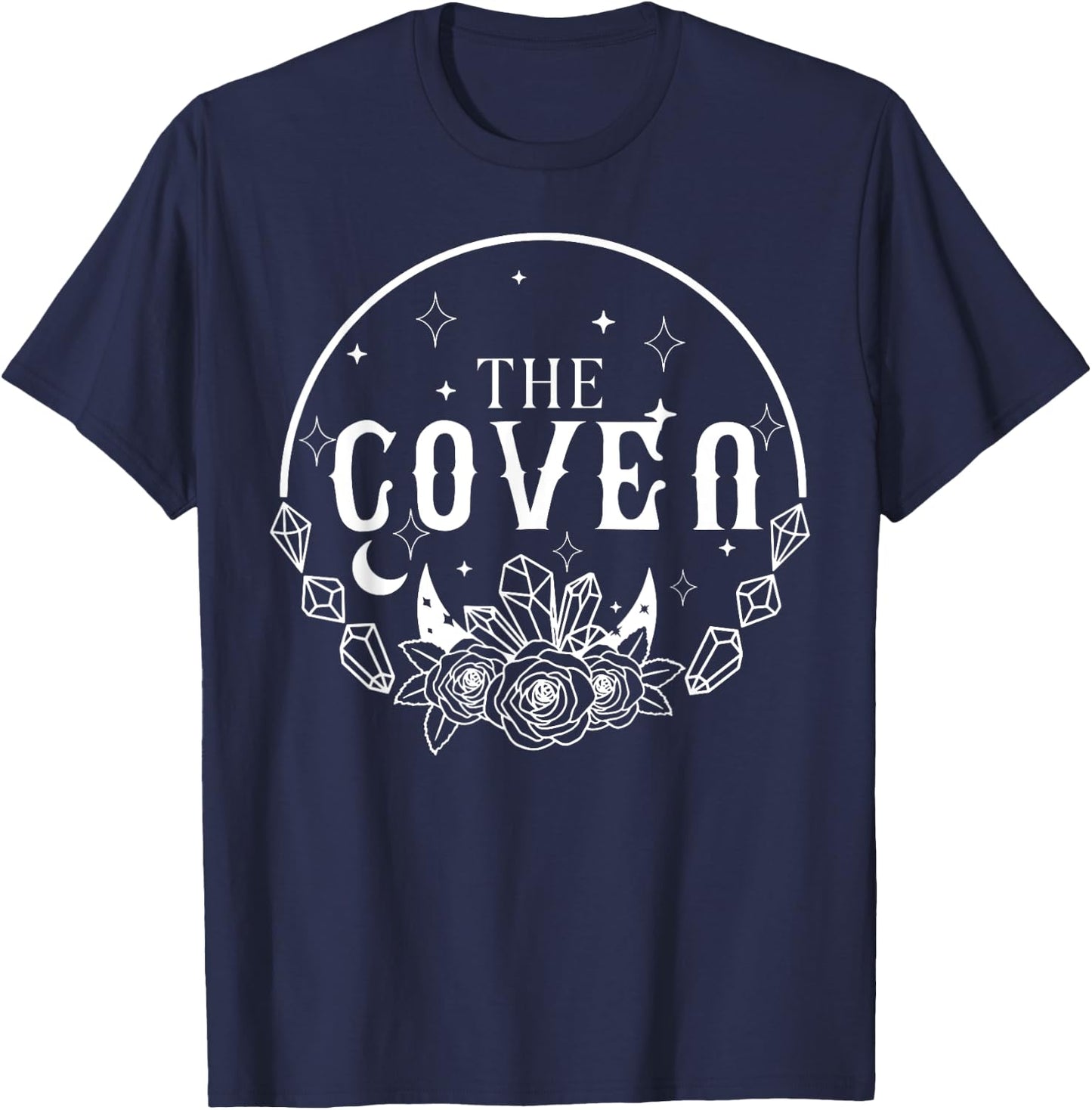 The Coven Bride Gothic Bachelorette Bach Party Matching T-Shirt - T-Shirt | Navy
