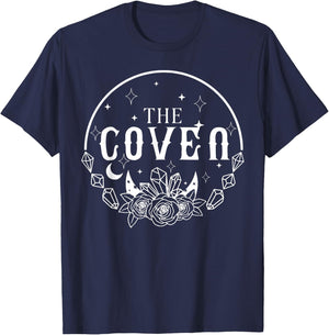 The Coven Bride Gothic Bachelorette Bach Party Matching T-Shirt - T-Shirt | Navy