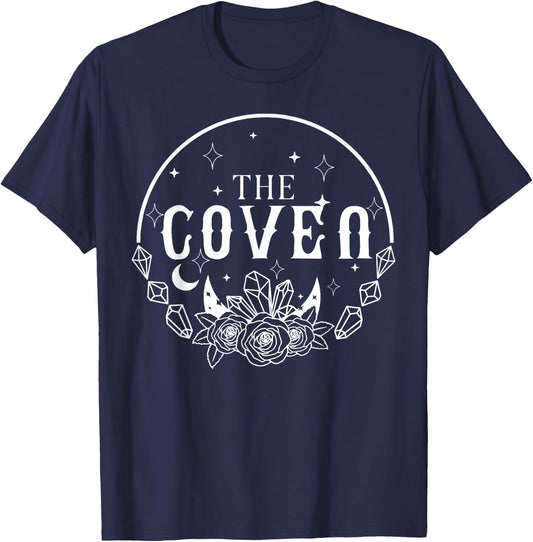 The Coven Bride Gothic Bachelorette Bach Party Matching T-Shirt - T-Shirt | Navy