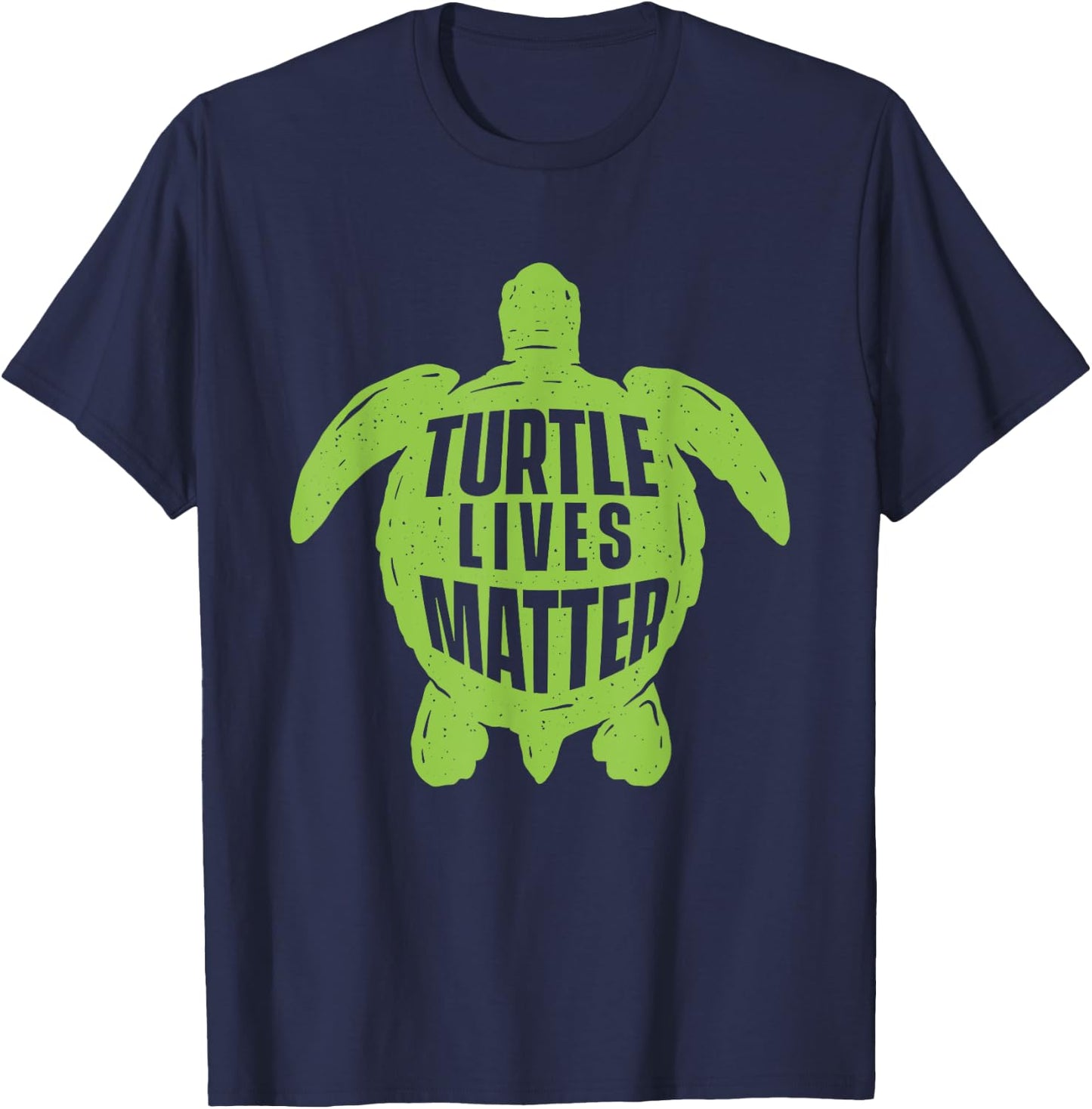 Turtle Lives Matter - Wildlife Cute Tortoise Beach T-Shirt - T-Shirt | Navy