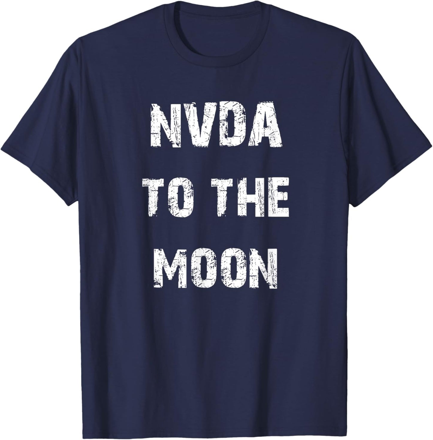 NVDA To The Moon T-Shirt - T-Shirt | Navy