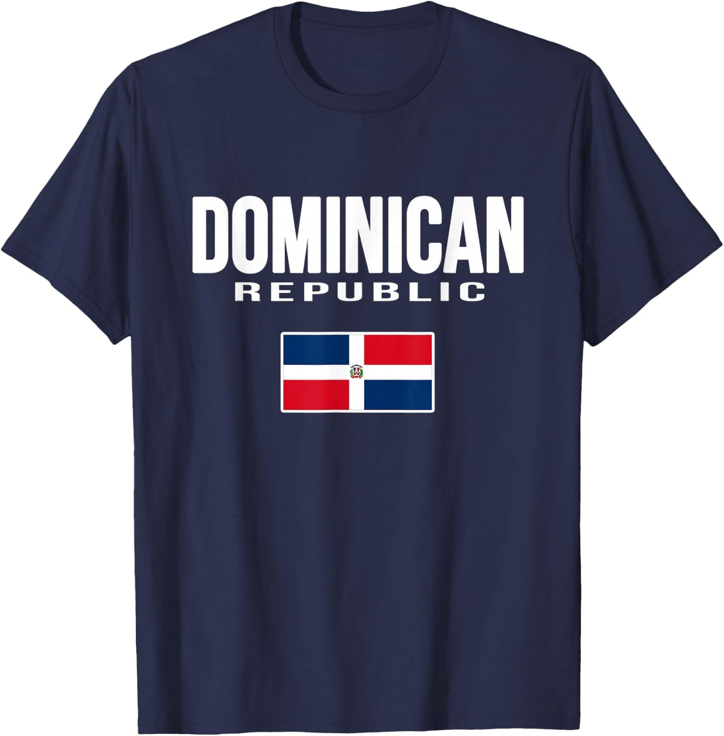 Dominican Republic Flag Republica Dominicana Souvenir T-Shirt - T-Shirt | Navy
