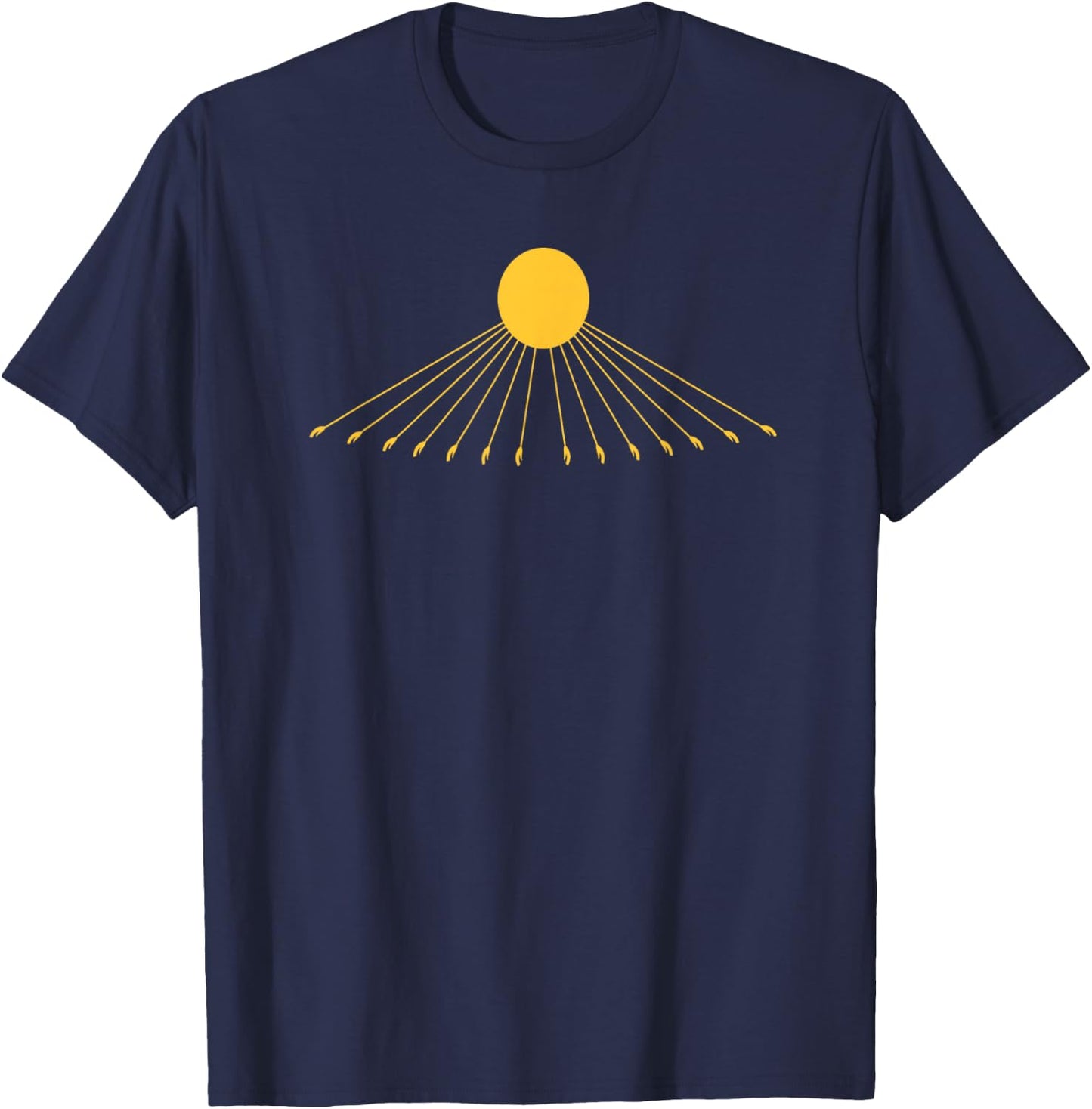 Aten Sun Disk T Shirt T-Shirt - T-Shirt | Navy