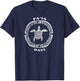 Paia, Maui Vintage Retro Tribal Turtle Vacation T-Shirt - T-Shirt | Navy