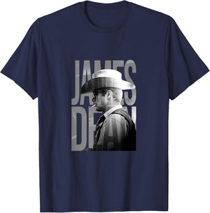Great Moment Store James Dean_001 , Small, Black T-Shirt - T-Shirt | Navy