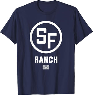 Dallas TV Series Southfork Ranch T-Shirt - T-Shirt | Navy