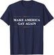 Make American Gay Again Funny Gay Pride Month T-Shirt - T-Shirt | Navy
