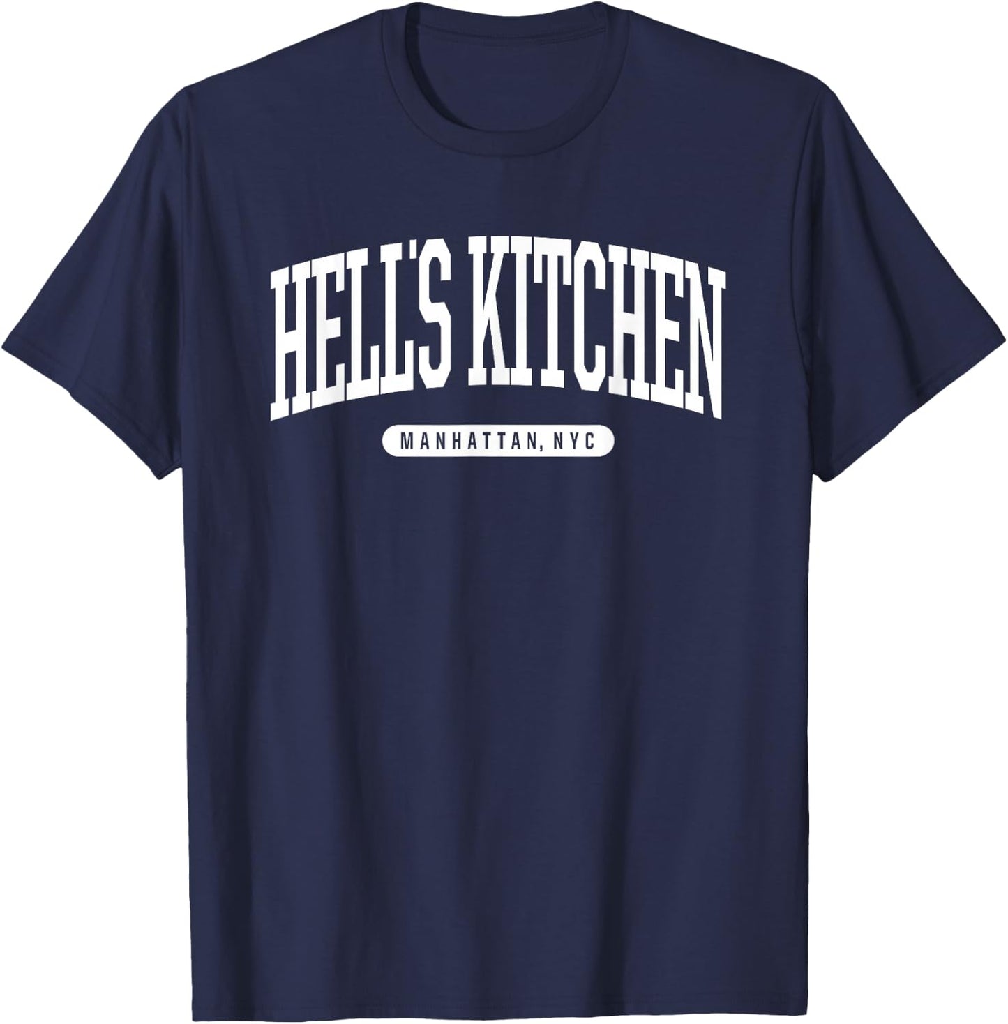 NYC Borough Hell's Kitchen Manhattan New York T-Shirt - T-Shirt | Navy