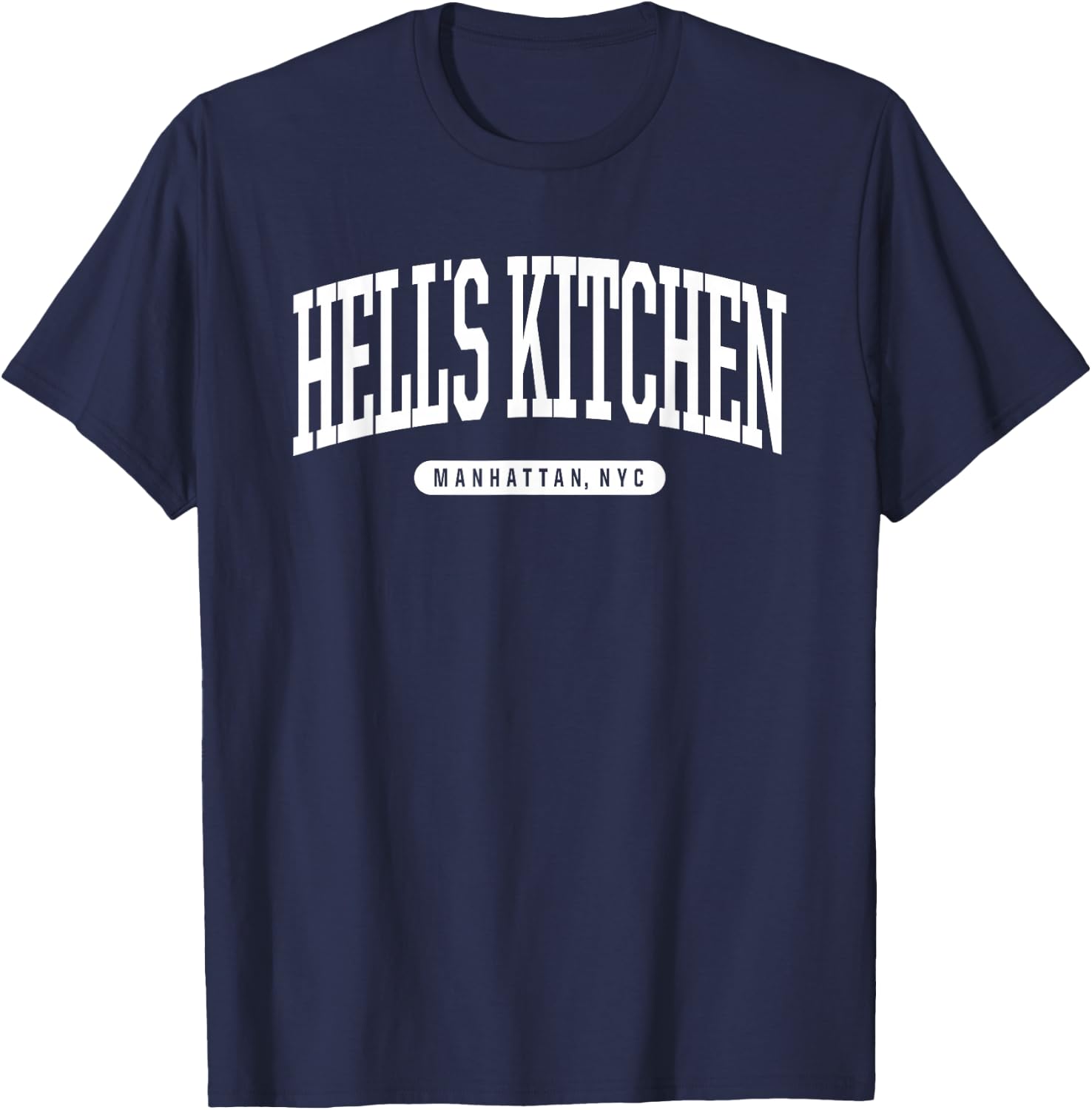 NYC Borough Hell's Kitchen Manhattan New York T-Shirt - T-Shirt | Navy