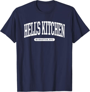 NYC Borough Hell's Kitchen Manhattan New York T-Shirt - T-Shirt | Navy