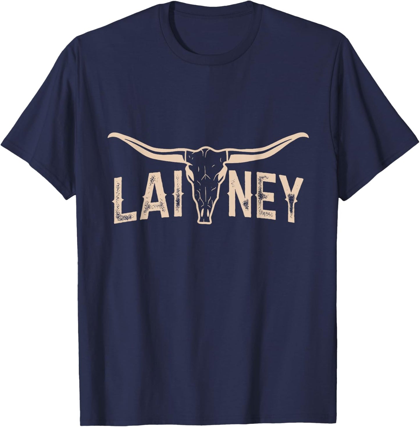 Classic Lainey Vintage Western Rodeo 80s Style T-Shirt - T-Shirt | Navy