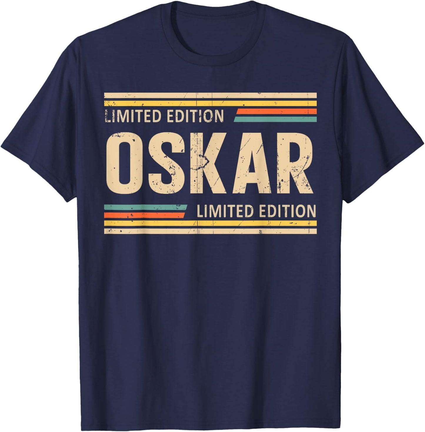 OSKAR Limited Edition Shirt OSKAR Name Personalized T-Shirt - T-Shirt | Navy