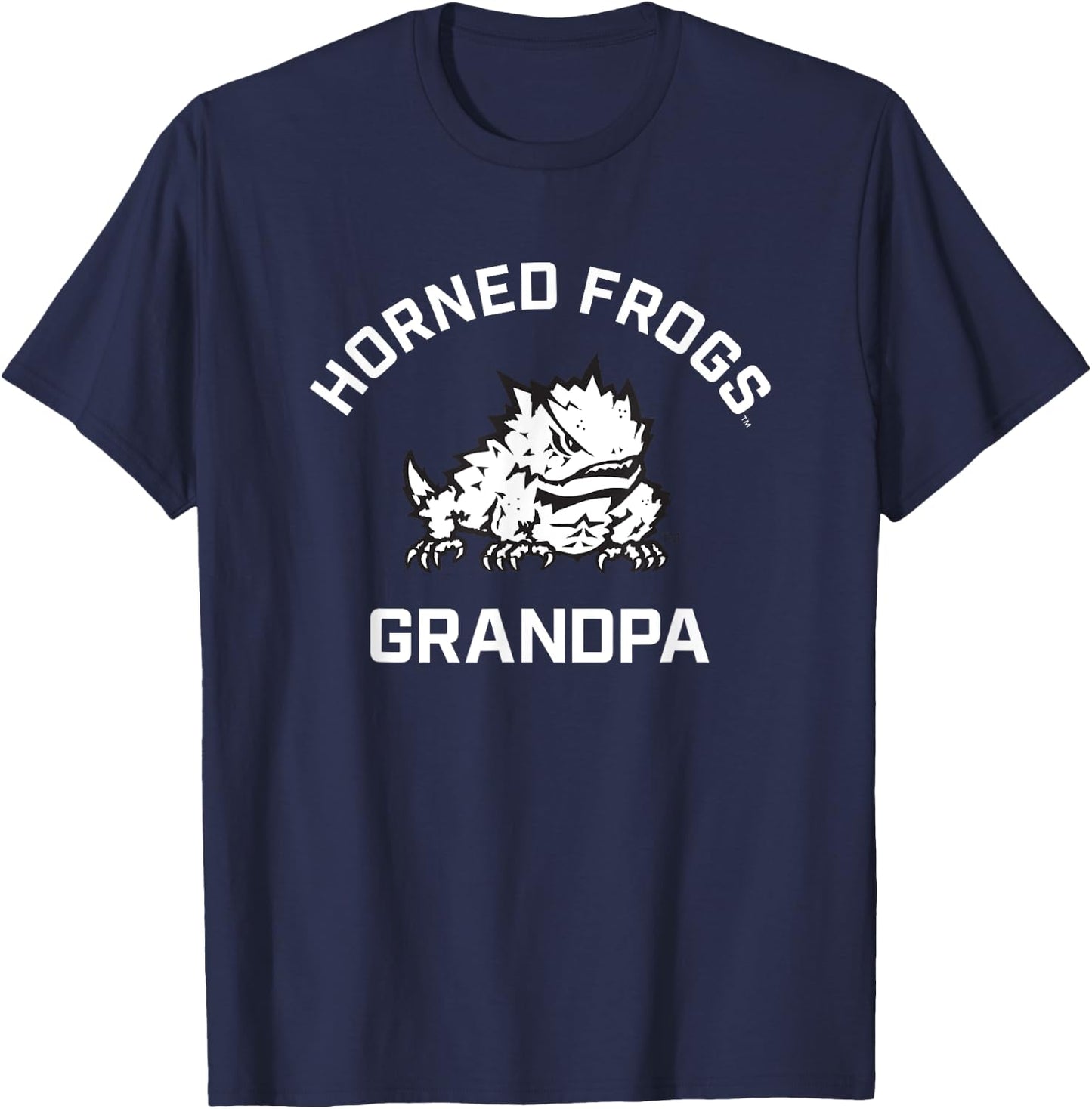 TCU Horned Frogs Arched Grandpa T-Shirt - T-Shirt | Navy