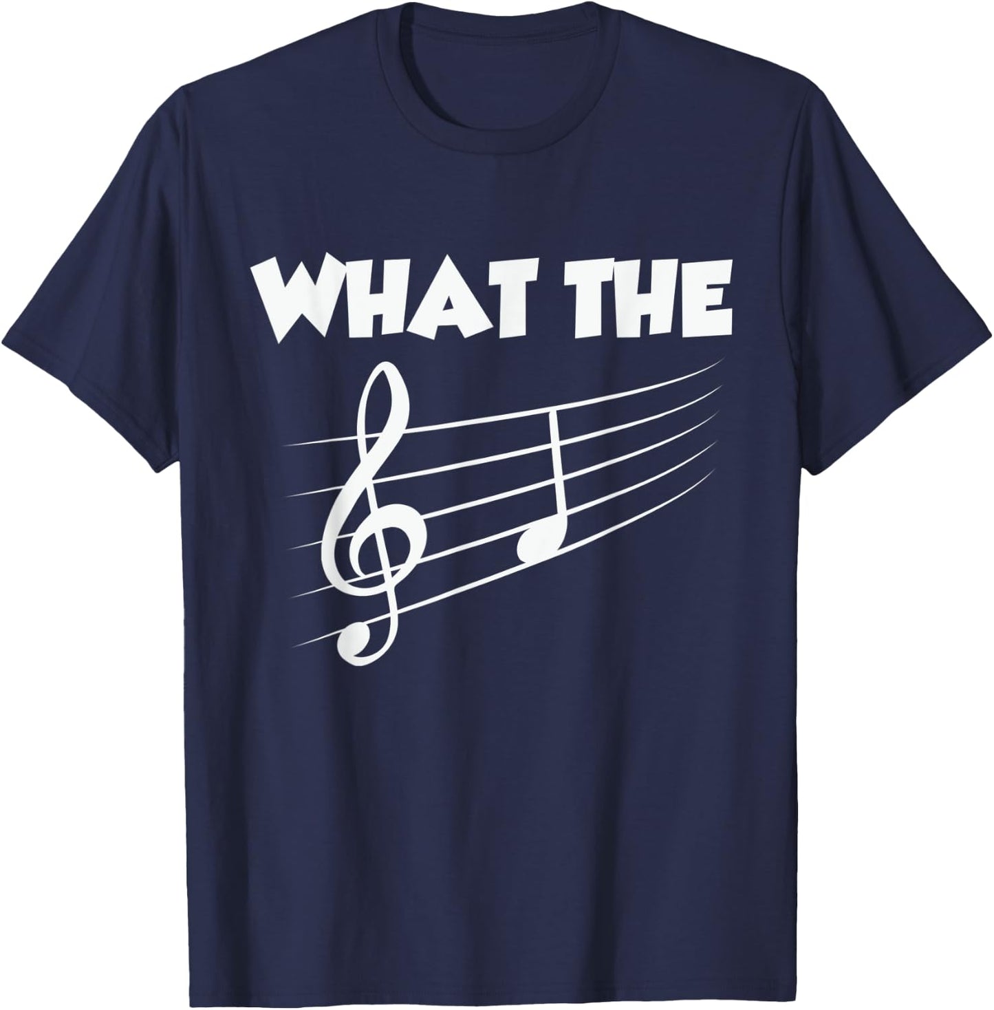 What The F Music T-Shirt - T-Shirt | Navy