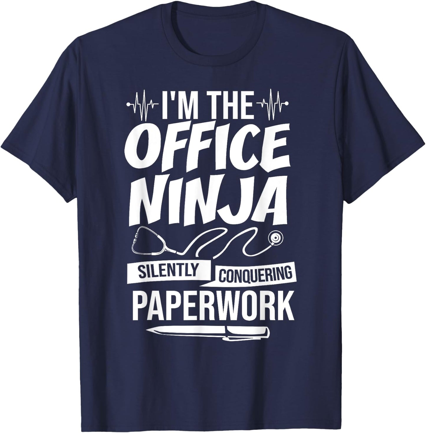 Medical Administration Medical Administrative Assistant T-Shirt - T-Shirt | Navy