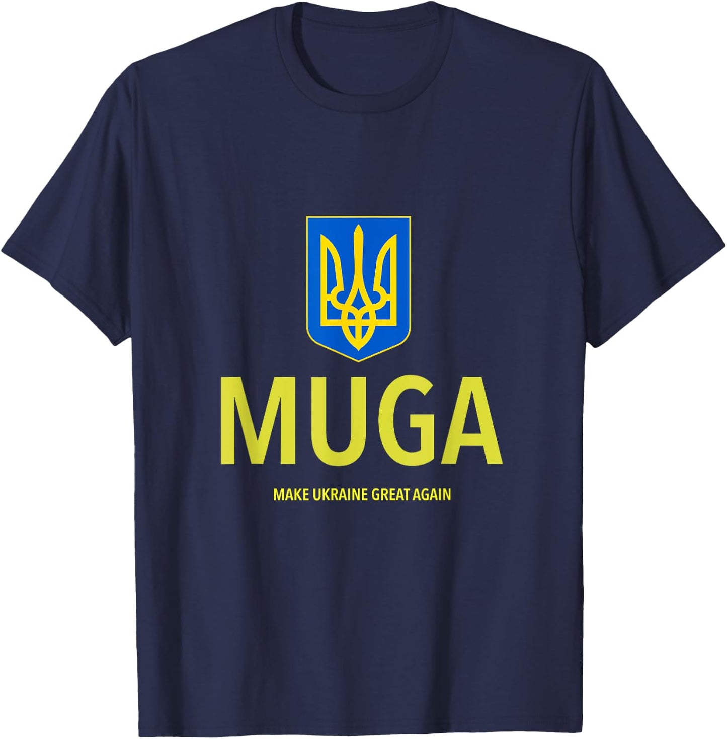 MUGA Make Ukraine Great Again T-Shirt - T-Shirt | Navy