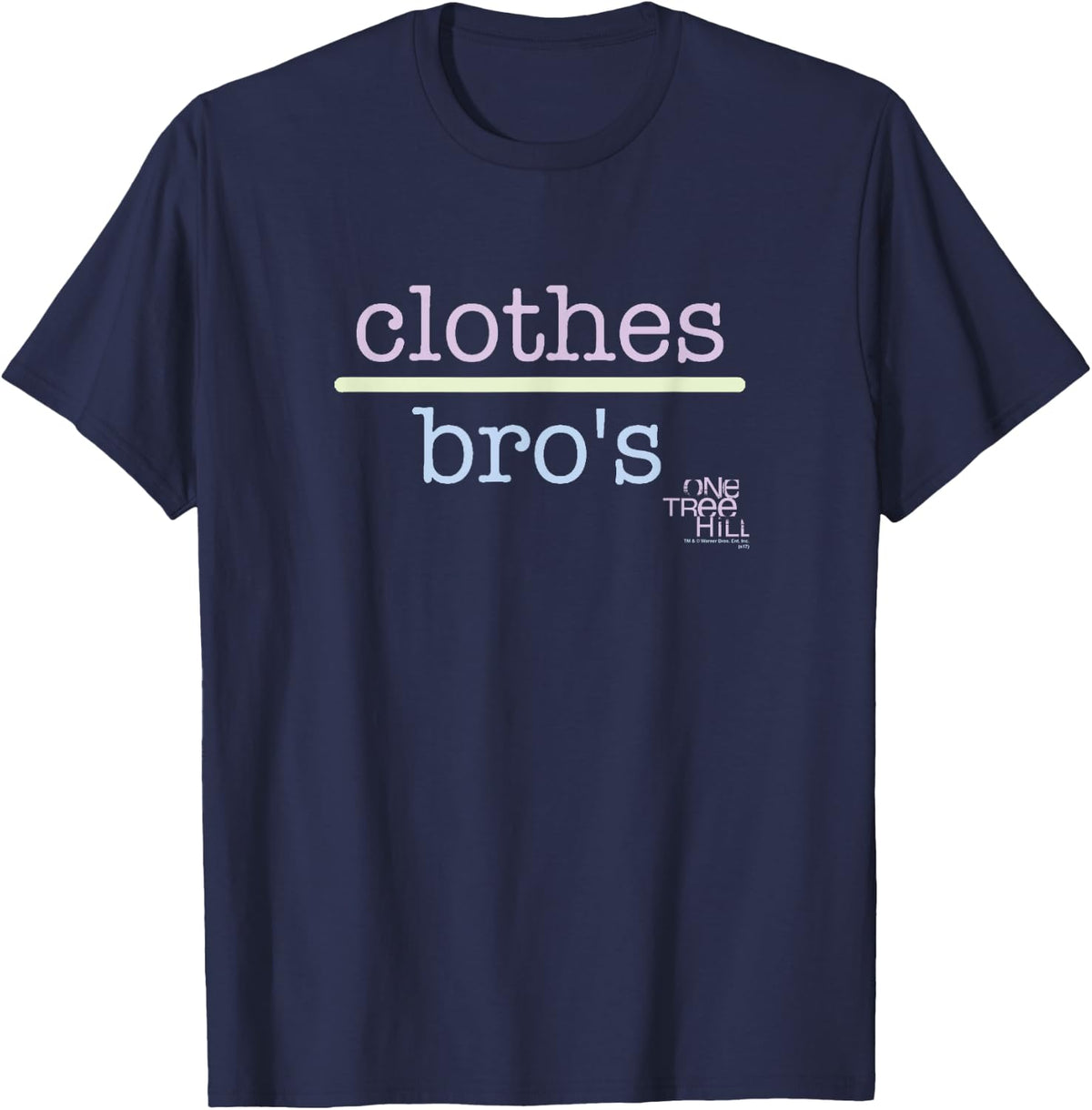 Popfunk One Tree Hill Clothes Over Bros T-Shirt - T-Shirt | Navy
