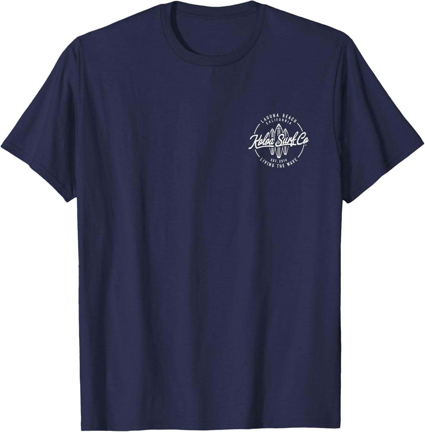 Koloa Surf Laguna Boards Logo Lightweight, Graphic T-Shirt - T-Shirt | Navy