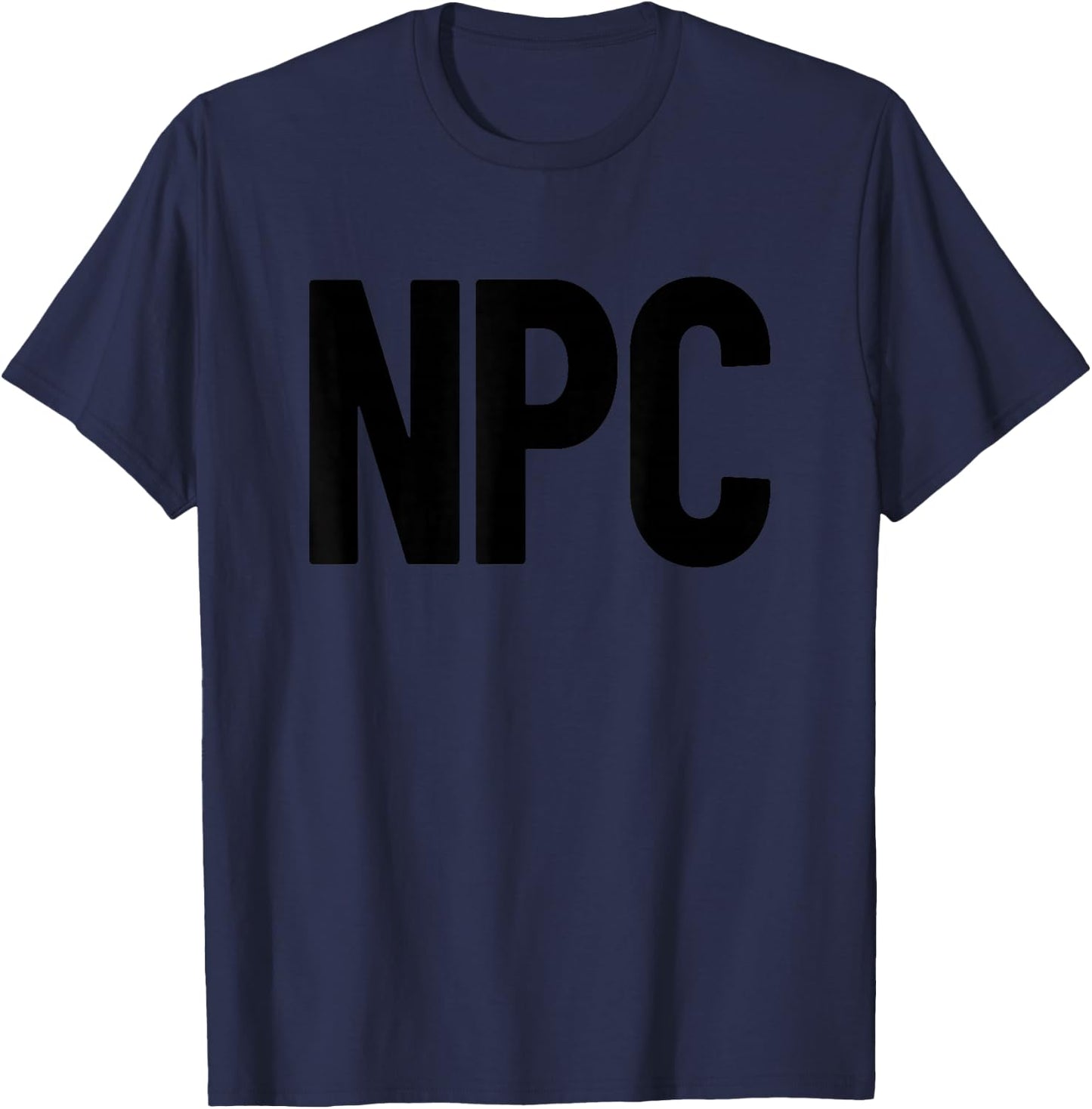 NPC Non Playable Character RPG Role Playing Game NPC T-Shirt - T-Shirt | Navy
