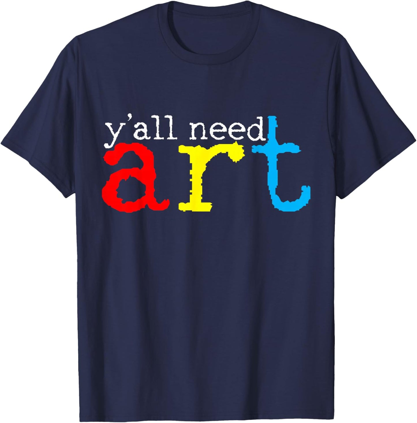 Art Teacher Artists Gift T-Shirt - T-Shirt | Navy