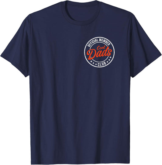 Official Member Cool Dads Club Funny Dad Father's Day Men T-Shirt - T-Shirt | Navy