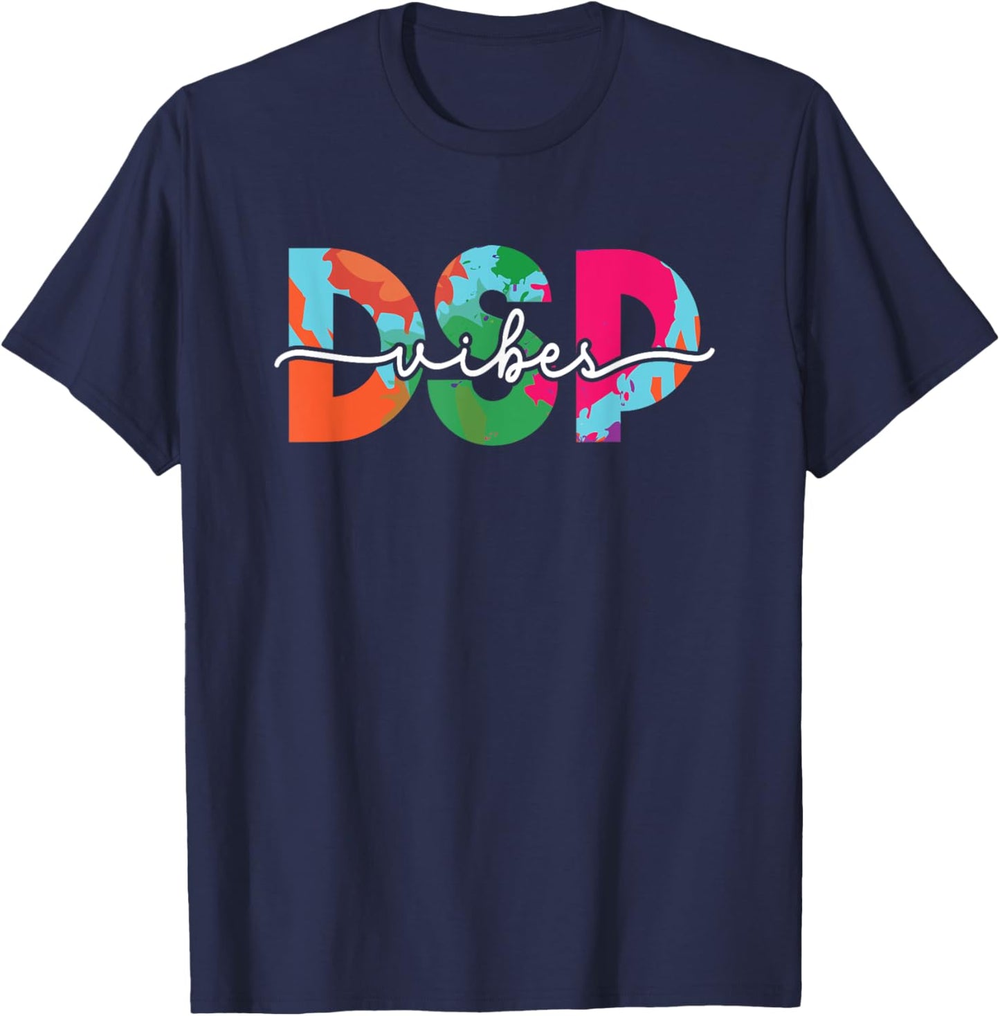 Direct Support Professional Caregiver Nurse Week Cute DSP T-Shirt - T-Shirt | Navy