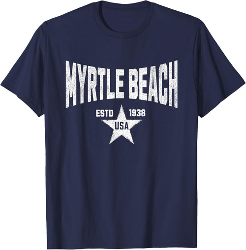 USA Vintage Merch Souvenir Visit Myrtle Beach South Carolina