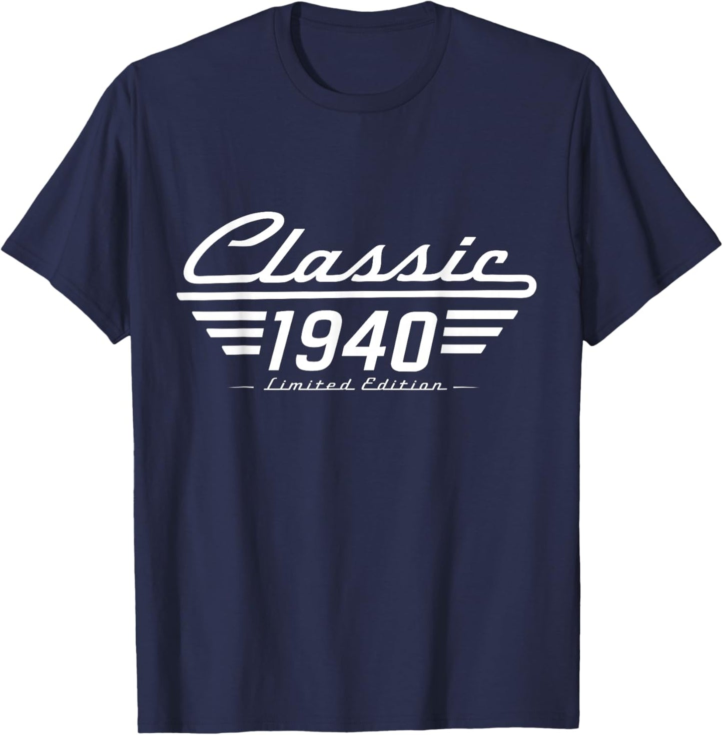 Classic 1940 Limited Edition Vintage Car Birthday Men T-Shirt - T-Shirt | Navy