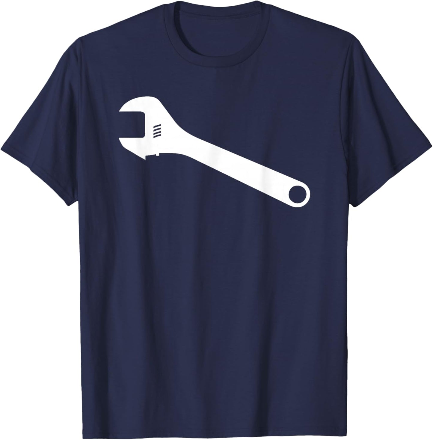 Spark Accessories: Wrench Spanner Screw Wrench T Shirt T-Shirt - T-Shirt | Navy