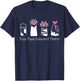 Rock Paper Scissors K-Drama Cute Paw Hand Game Funny Cat Women T-Shirt - T-Shirt | Navy