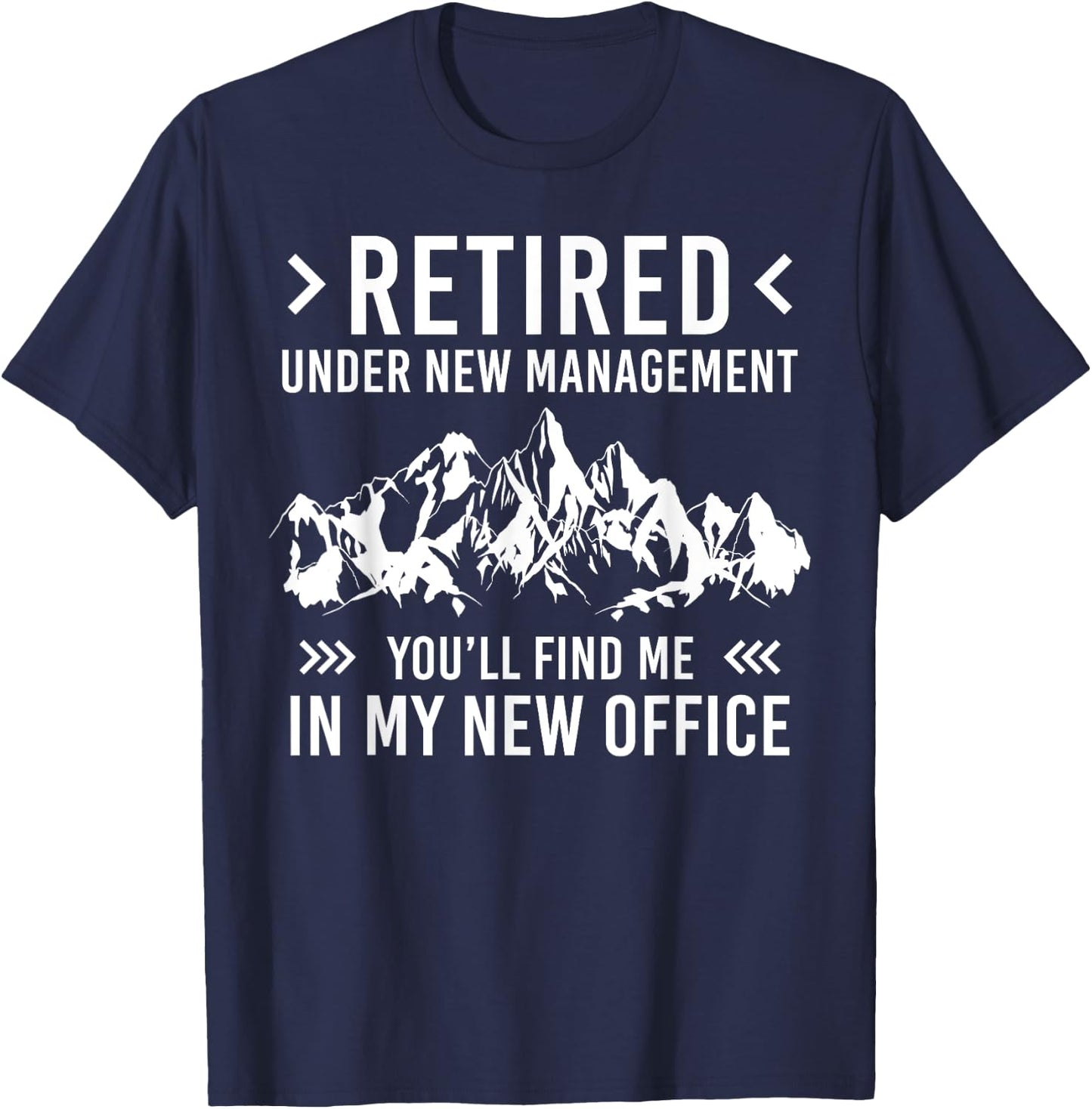 Retired Humor Hiking Backpacking Funny Retirement Plan T-Shirt - T-Shirt | Navy