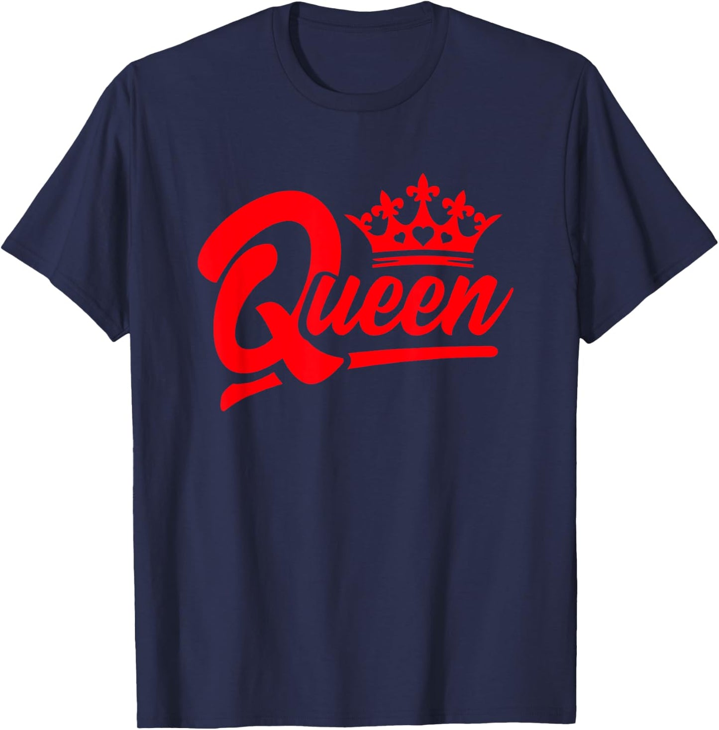 Queen Hearts Halloween Costume - Valentines Queen of Hearts T-Shirt - T-Shirt | Navy