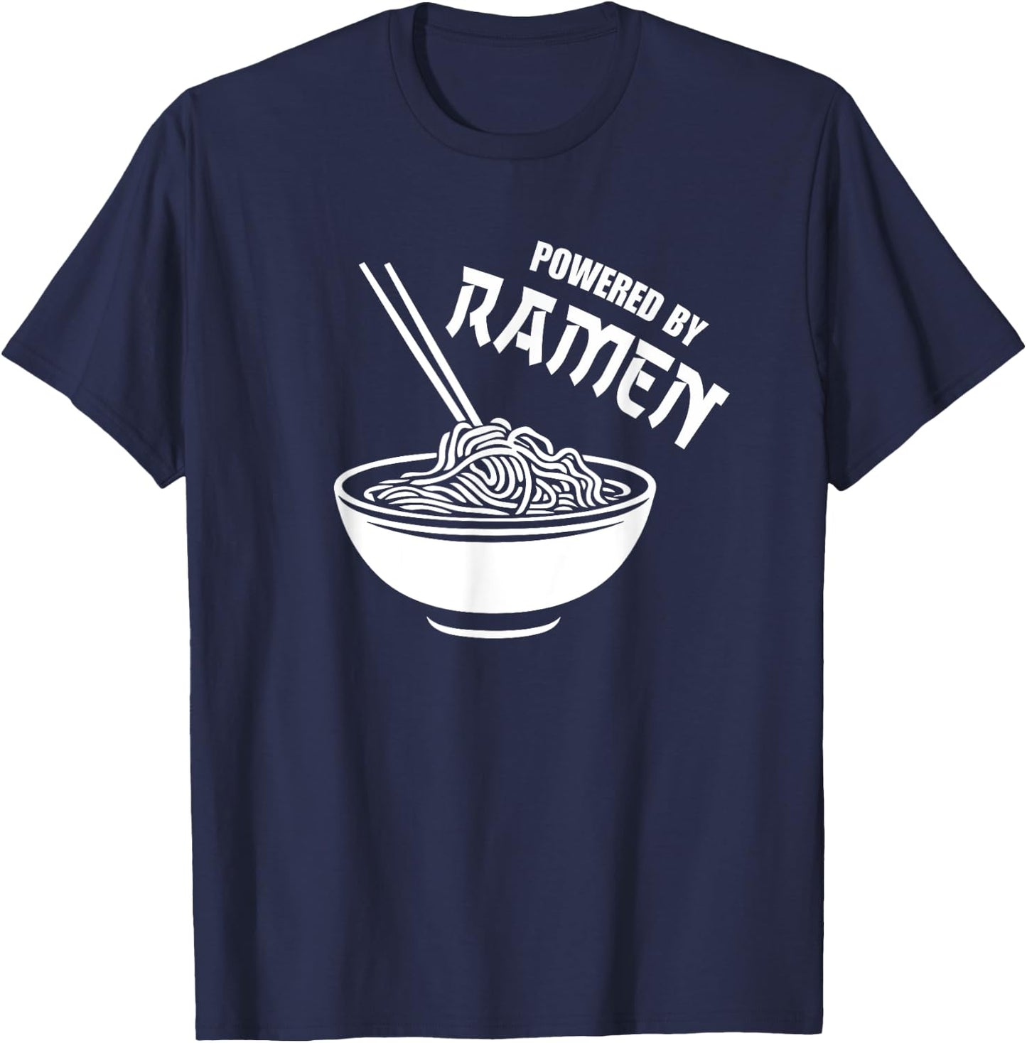 Vintage Powered By Ramen T-Shirt - T-Shirt | Navy