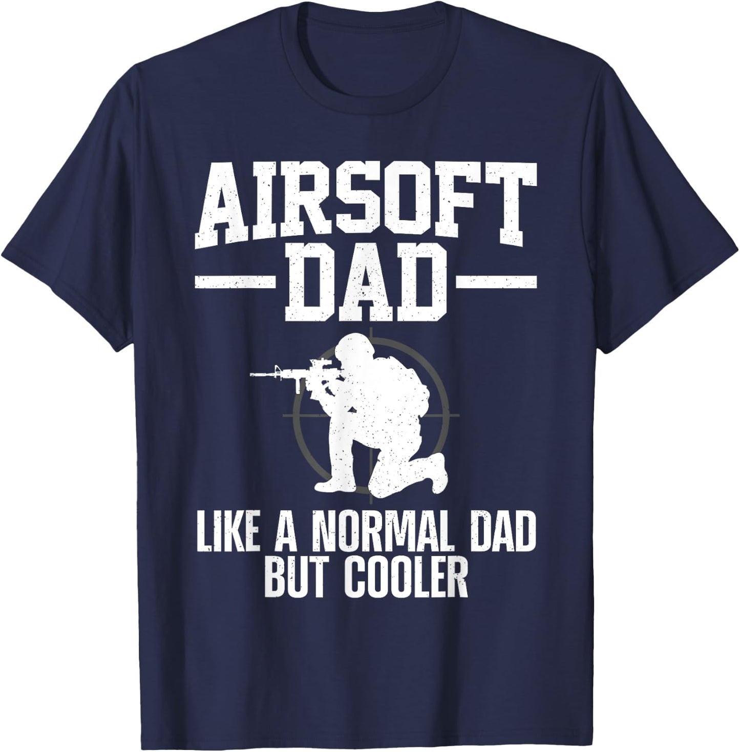 Funny Airsoft Art Dad Airsoft Player Airsoft Lover T-Shirt - T-Shirt | Navy