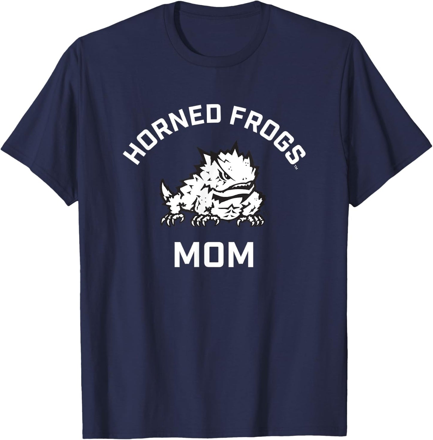 TCU Horned Frogs Arched Mom T-Shirt - T-Shirt | Navy