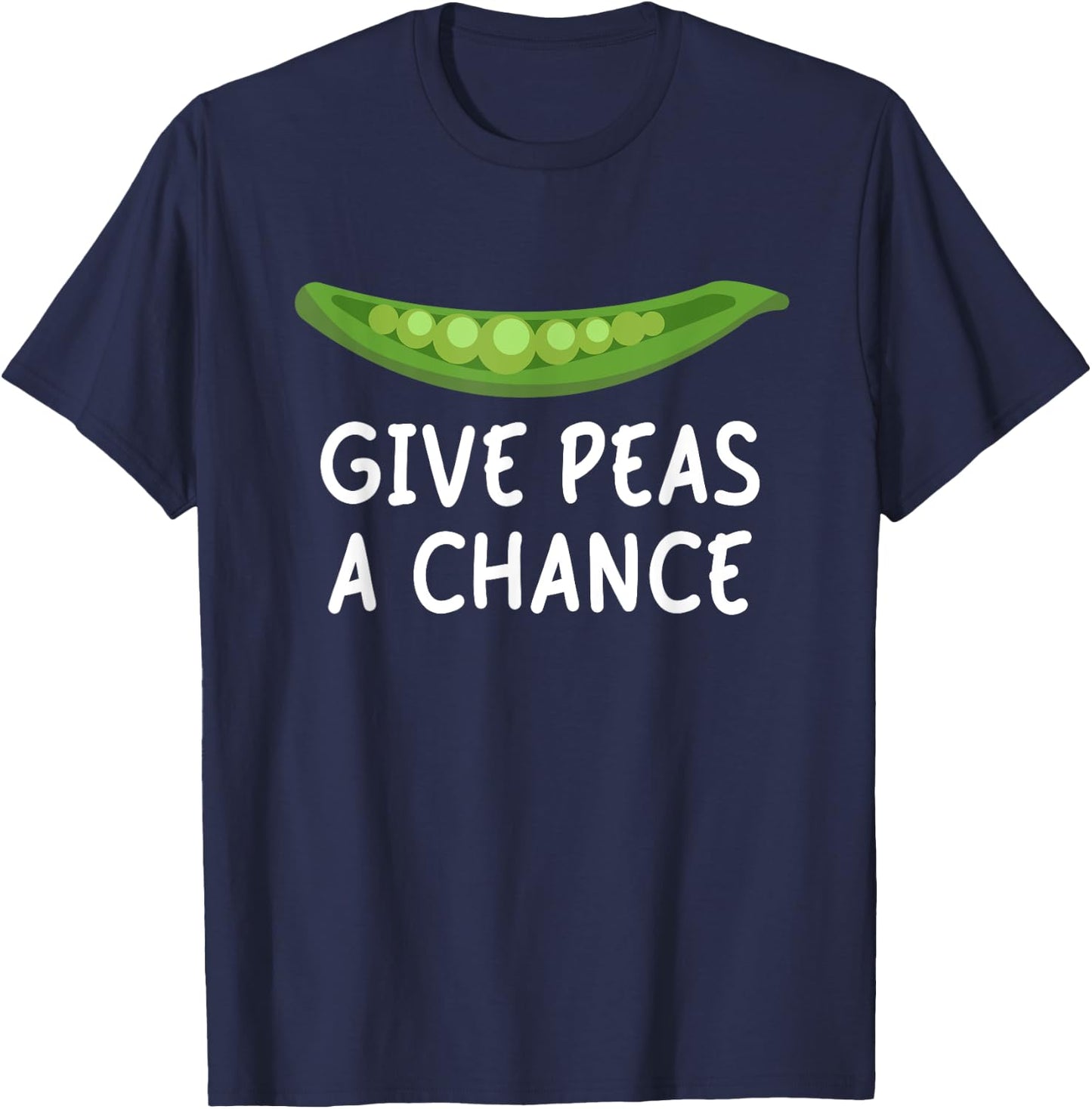 Give Peas A Chance T-Shirt - T-Shirt | Navy