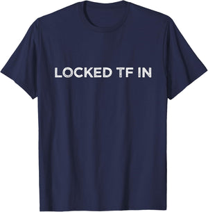 Locked In Shirt Women's Black T-Shirt - T-Shirt | Navy