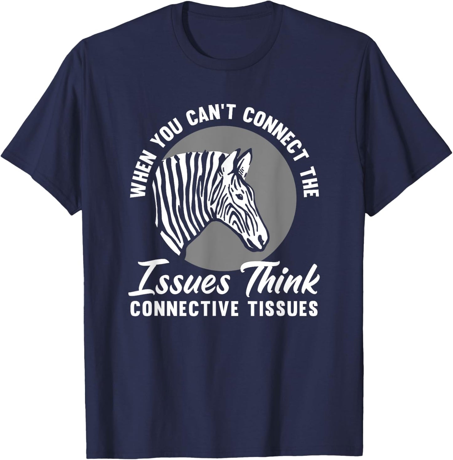 Ehlers Danlos Warrior EDS Ehlers Danlos Syndrome Awareness T-Shirt - T-Shirt | Navy
