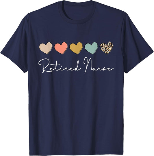 Retired Nurse Retirement For Nurse Nursing Retirement Party T-Shirt - T-Shirt | Navy